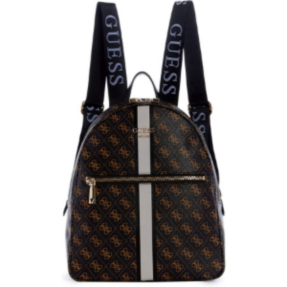 GUESS womens Vikky Backpack, Brown Multi